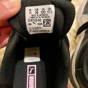 Puma shoes.  Size 12 children’s. Girls.